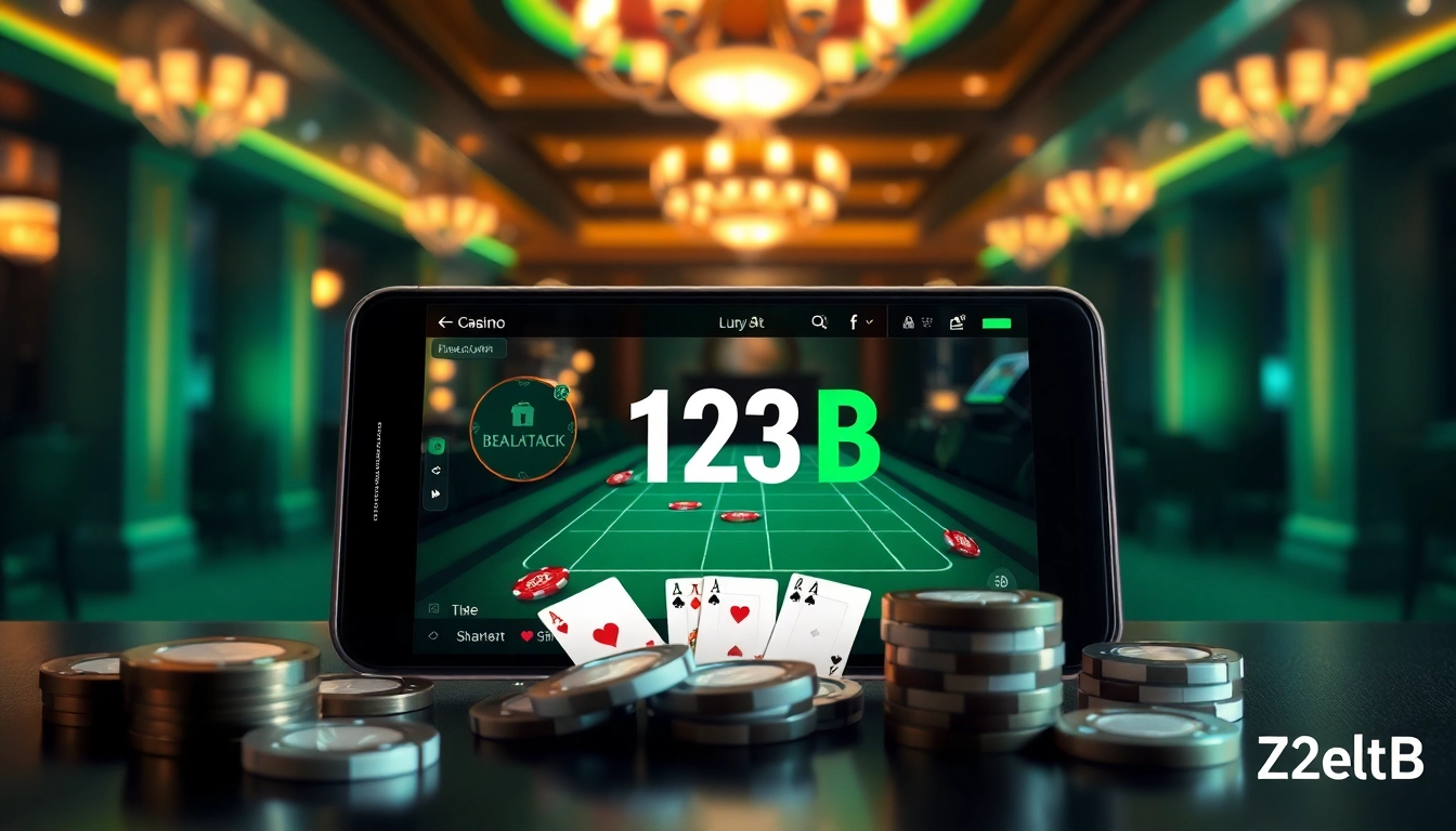 Experience the thrill of 123b.faith with a stunning online casino interface showcasing live gaming excitement.