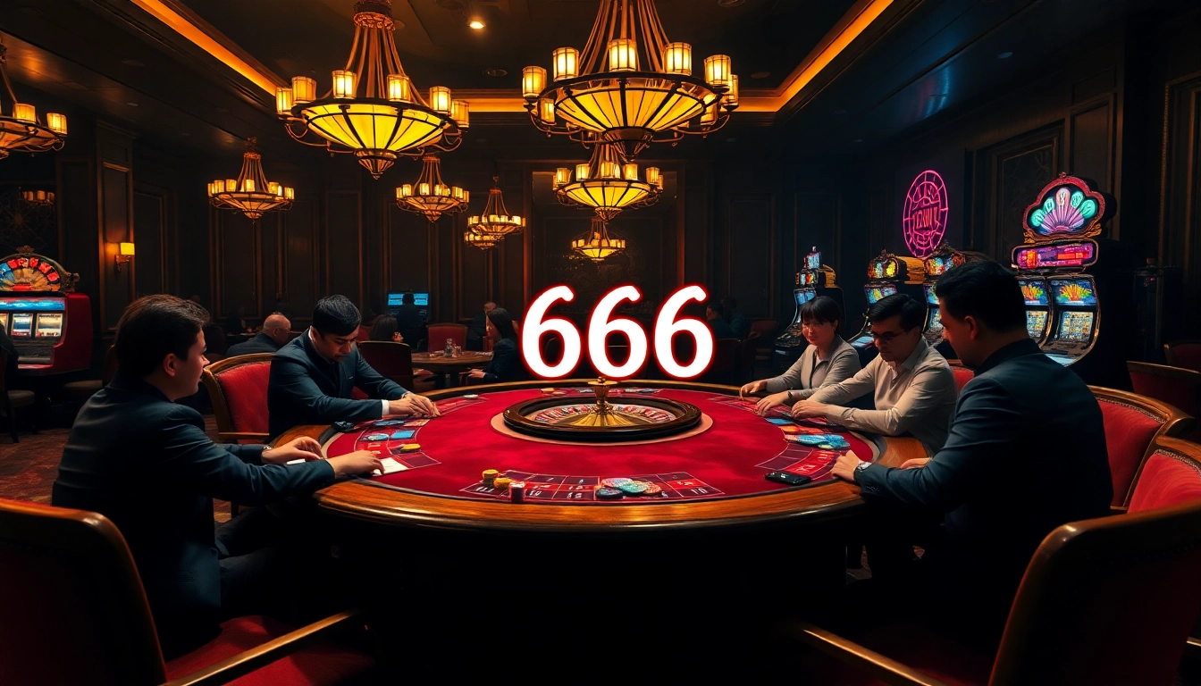 Players strategizing at a luxurious poker table with vibrant s666 casino chips in an exciting atmosphere.