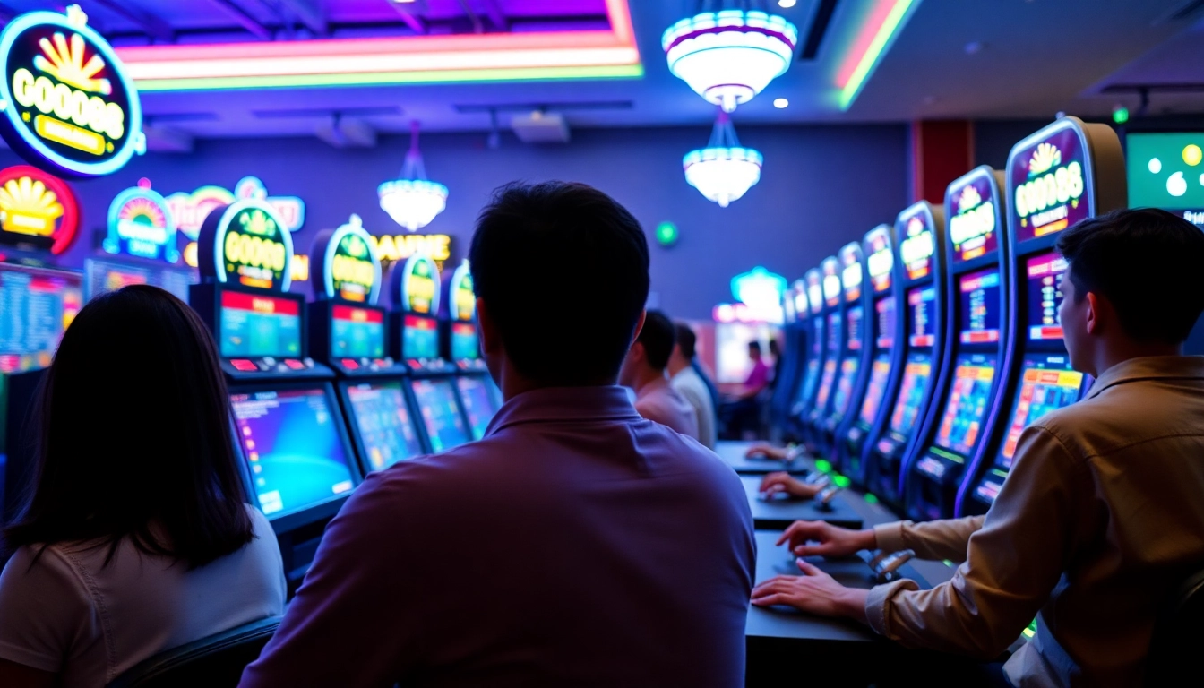 Experience the excitement of online gaming at good88.hu.net with vibrant casino visuals.