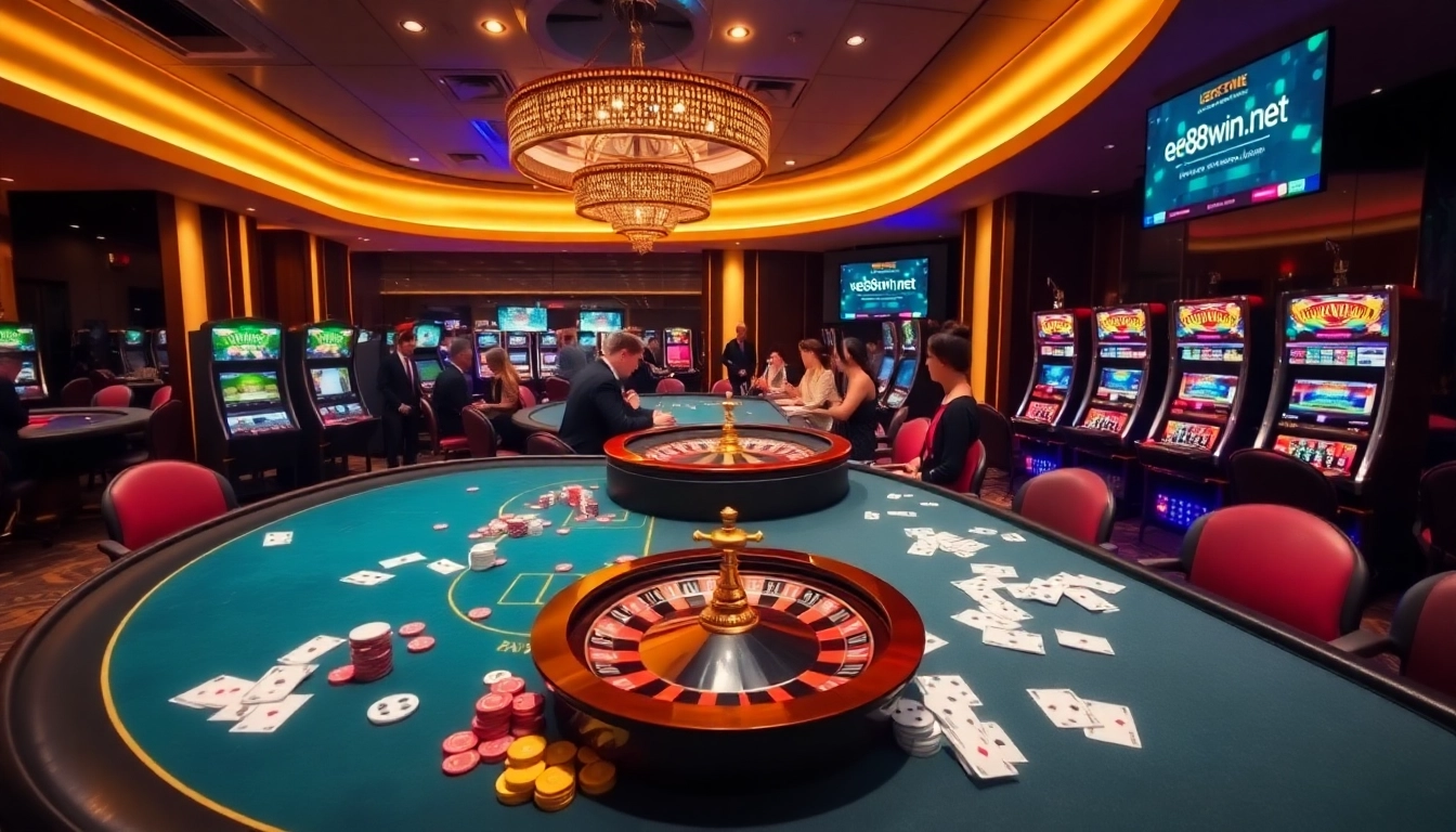 Experience thrilling gambling at ee88win.net with exciting casino games and vibrant atmosphere.