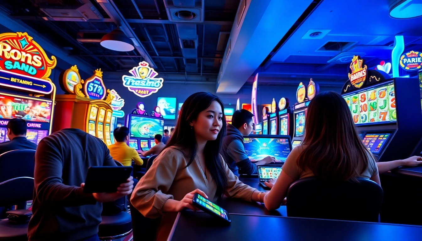 Engaging online gaming scene at dittytalk.com featuring diverse players enjoying various games and dynamic gameplay.