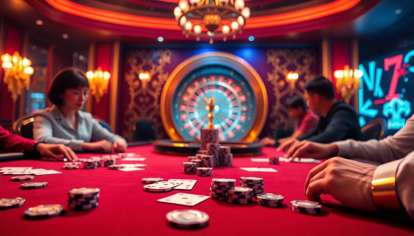 Engage with the thrilling world of Nhà cái 33win at a luxurious poker table.
